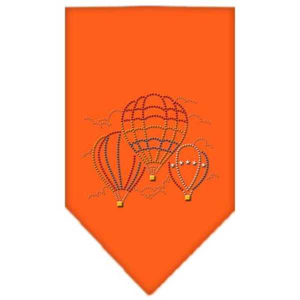 Unconditional Love Hot Air Ballons Rhinestone Bandana Orange Large UN852241